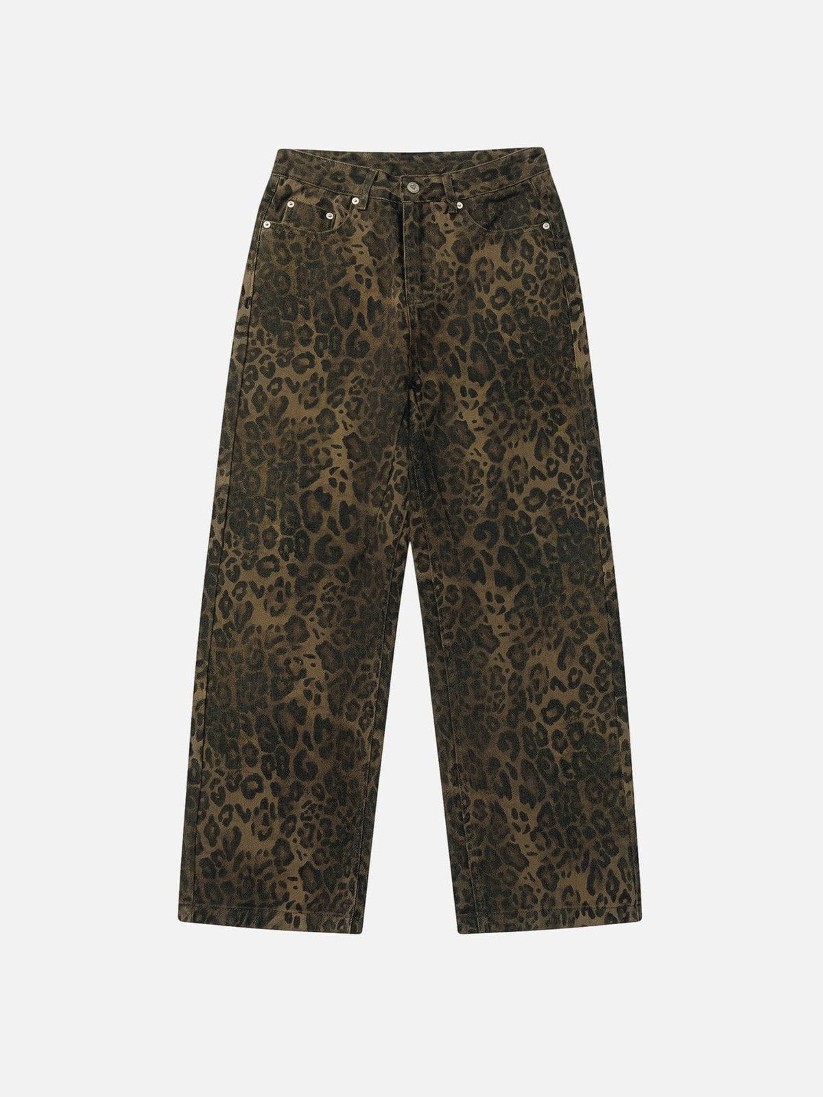 Lety™ Leopard Print Jeans |Galliano.Store™