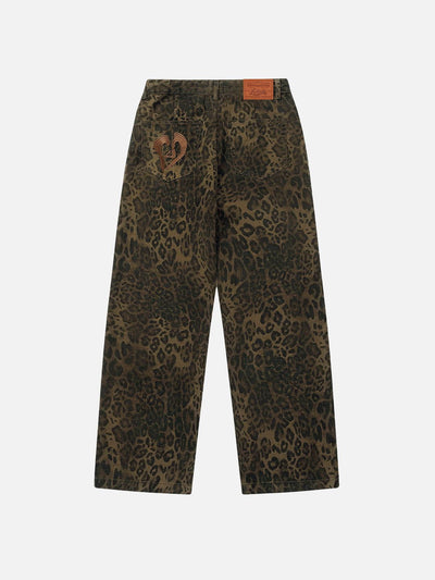 Lety™ Leopard Print Jeans |Galliano.Store™