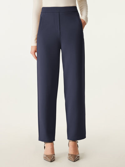 Xena™ Pocket  Navy Trousers |Galliano.Store™