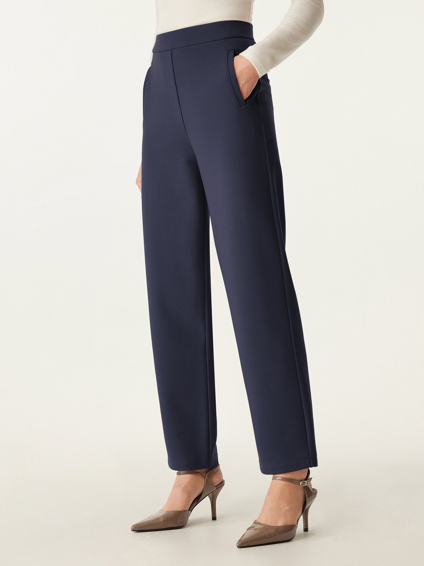 Xena™ Pocket  Navy Trousers |Galliano.Store™