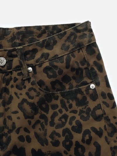 Lety™ Leopard Print Jeans |Galliano.Store™