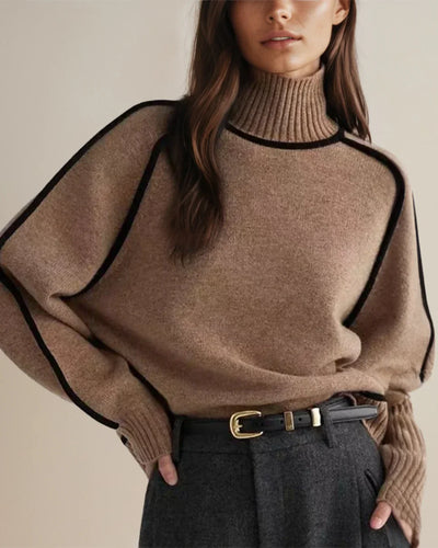 Kalena™  Elevated Turtleneck Sweate |Galliano.Store™