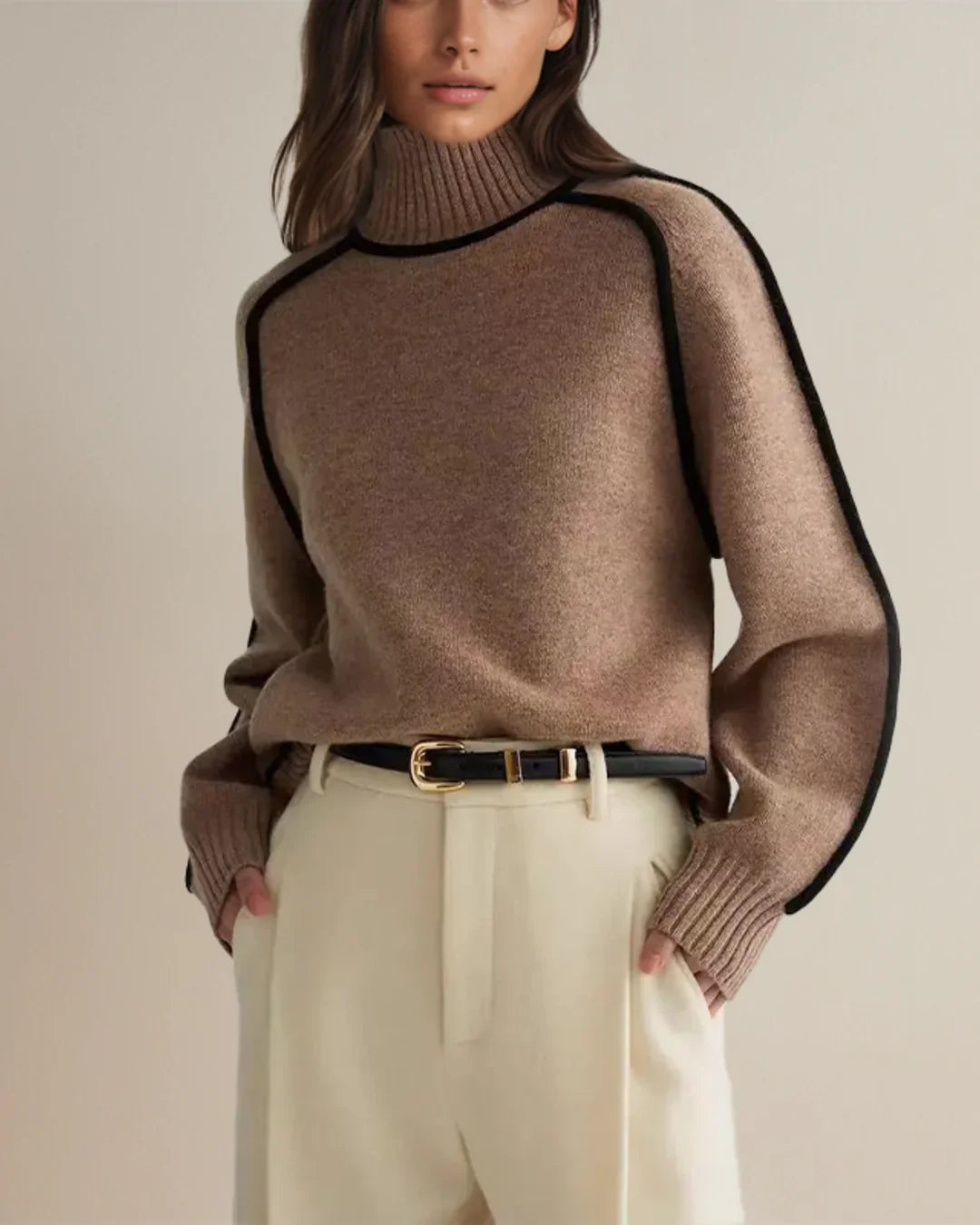 Kalena™  Elevated Turtleneck Sweate |Galliano.Store™