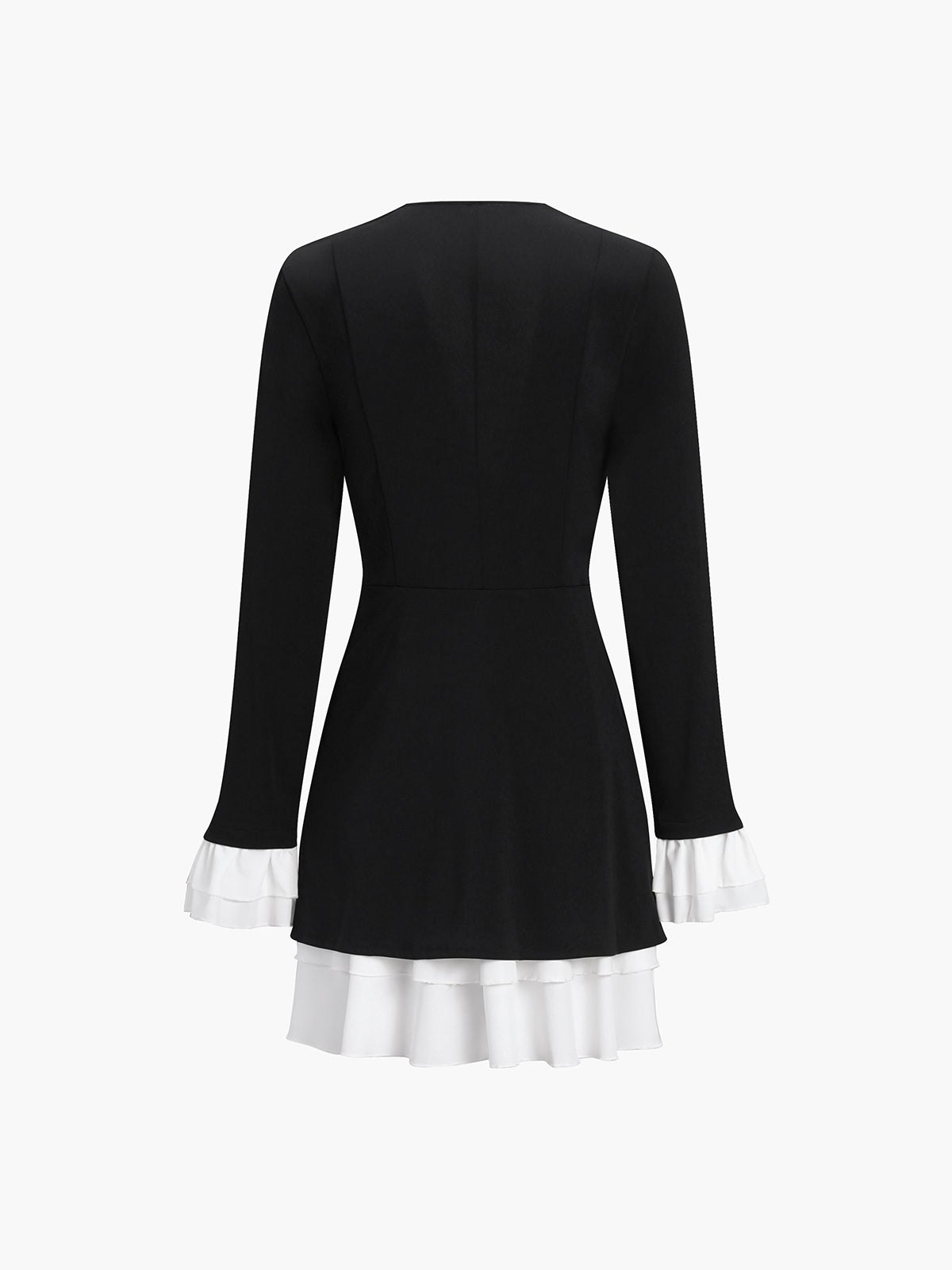 ORAN™ Blazer V-Neck Buttoned Short Dress |Galliano.Store™