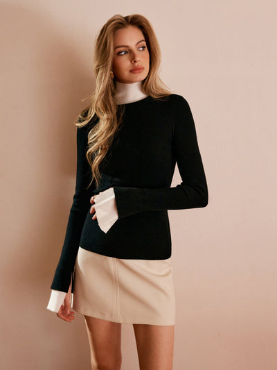 ANIA™ Turtleneck top  |Galliano.Store™