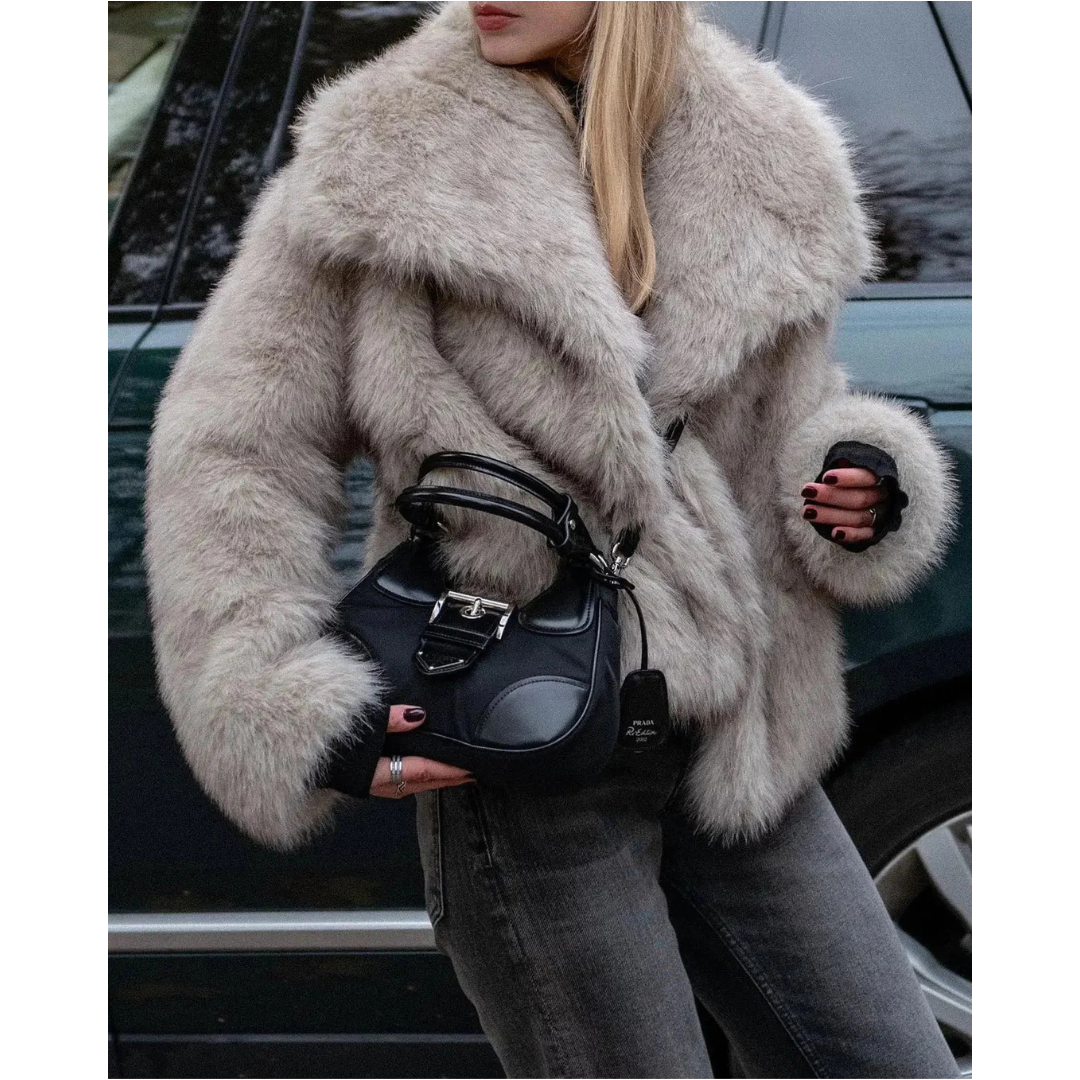 Bruna™ Faux Fur Coat |Galliano.Store™