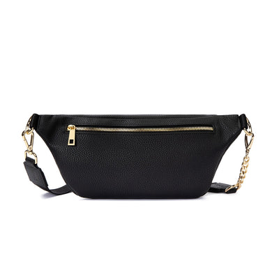 Isel™ Women's Bum Bag (Black / Gold)  |Galliano.Store™