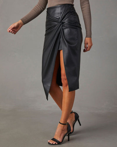 Katarina™ Leather Skirt |Galliano.Store™