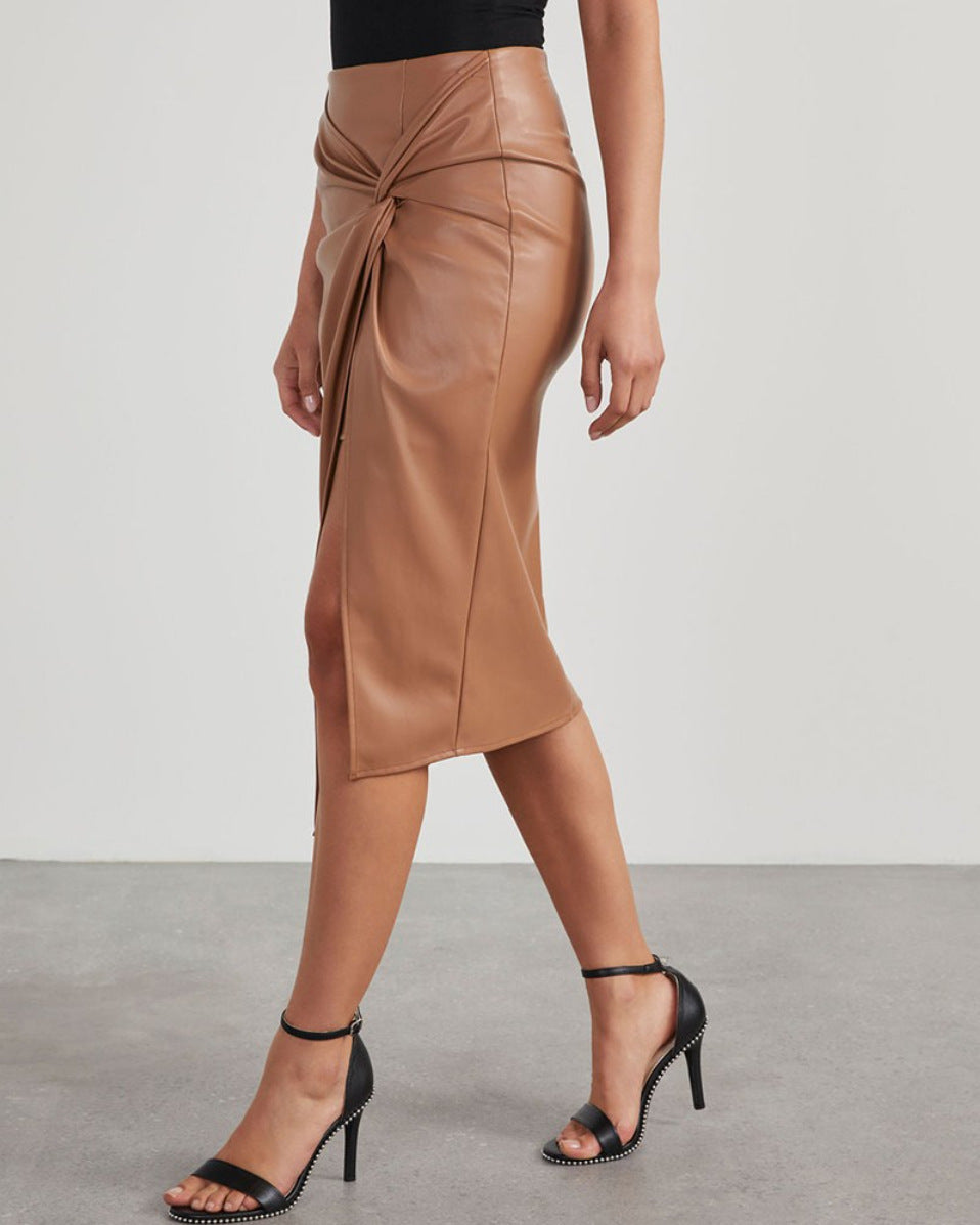 Katarina™ Leather Skirt |Galliano.Store™