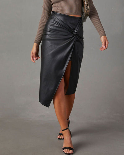 Katarina™ Leather Skirt |Galliano.Store™