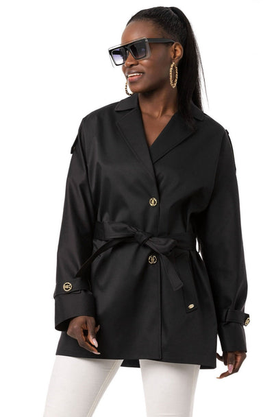 Evie™ Short Belted Trench Coat |Galliano.Store™