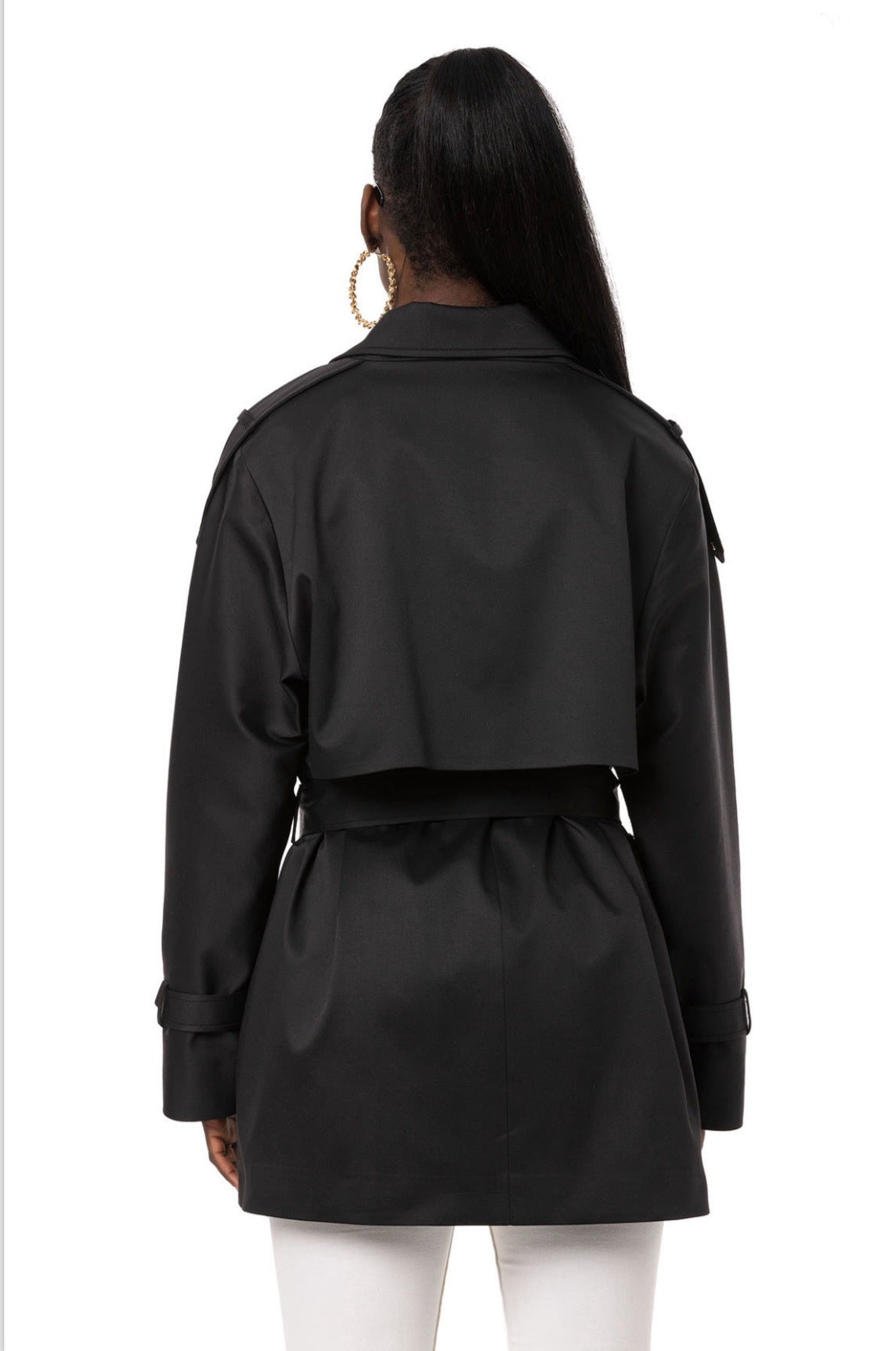 Evie™ Short Belted Trench Coat |Galliano.Store™