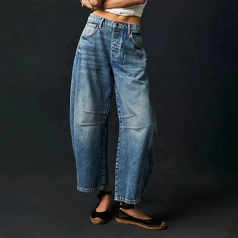 Sally™  WIDE-LEG COMFORT JEANS |Galliano.Store™