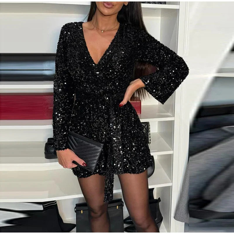 ILANA™ SEQUIN ROMPER |Galliano.Store™