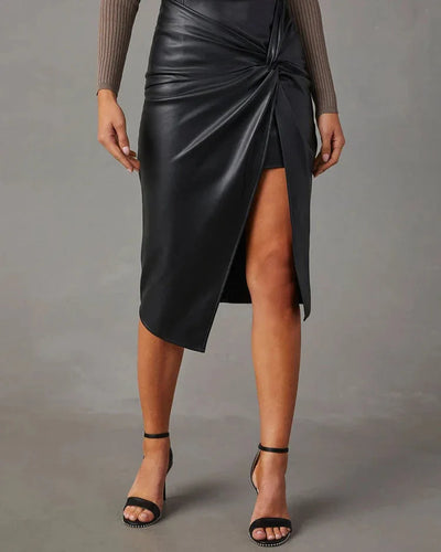 Katarina™ Leather Skirt |Galliano.Store™