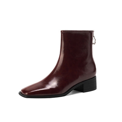 Skye™ Leather Short Martin Boots |Galliano.Store™