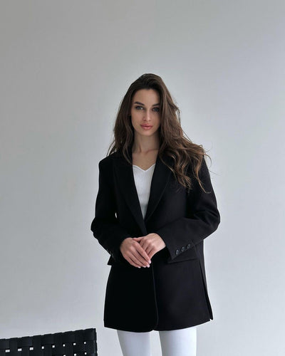 Hilary™ Wool Blend Blazer Jacket |Galliano.Store™