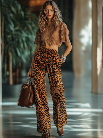 Matilda™ Casual  Leopard  Pants |Galliano.Store™