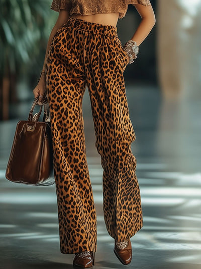 Matilda™ Casual  Leopard  Pants |Galliano.Store™